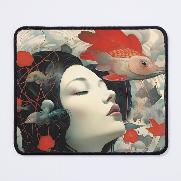 Item preview, Picture "Underwater Dream" in the style of an oil painting designed and sold by Pflugart.