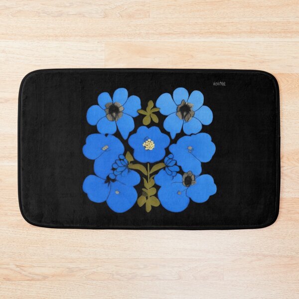 Item preview, Blue flowers composition #3 designed and sold by wowitsmytshirt.