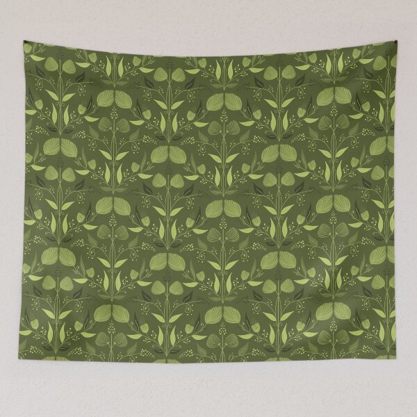 Item preview, Winter Night Flowers Diamond Tile designed and sold by page-of-wands.
