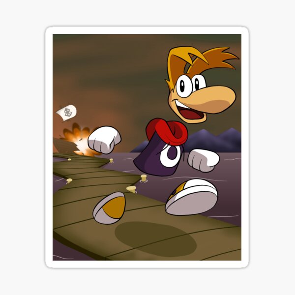 Rayman Legends Origins Adventures Great Escape Sticker for Sale by Zphal,  ray man 