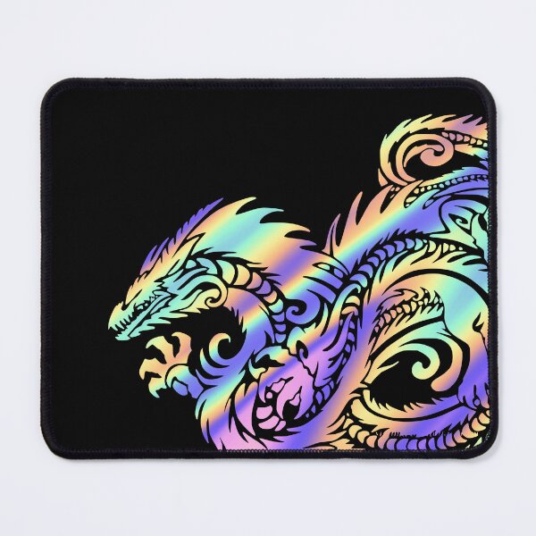 Item preview, Chinese holographic dragon aesthetic designed and sold by Thurisaz Designs.
