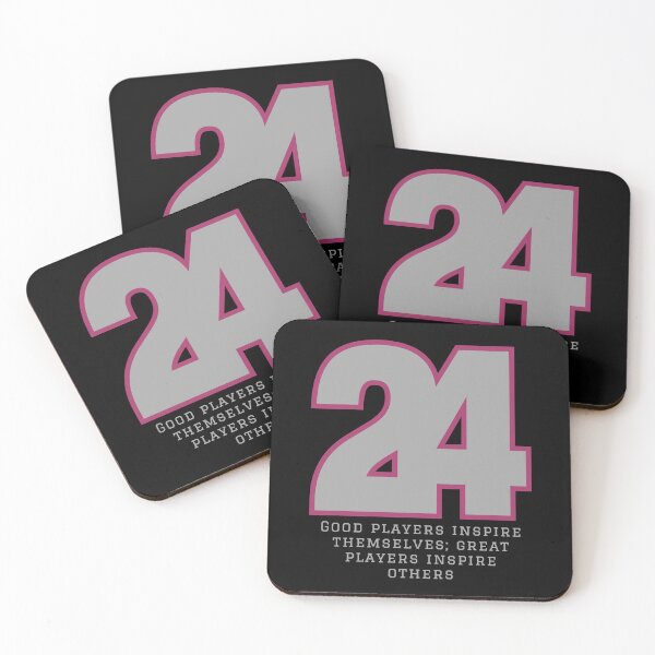 Item preview, Number 24 - Sports Figure with Motivational Saying designed and sold by Artifylab.