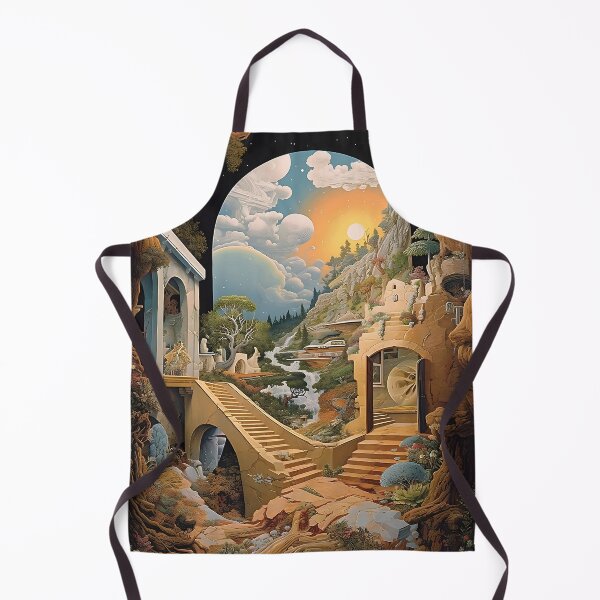 Item preview, Picture "Old Stairway" in the style of an oil painting designed and sold by Pflugart.