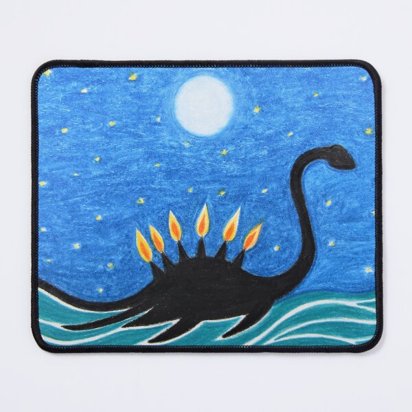 Item preview, Loch Ness Monster, 60th Birthday, Nessie Six Candles, Dinosaur designed and sold by ClaudinesArt.