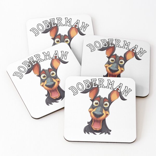 Item preview, natural ear Doberman designed and sold by Tee Studio.
