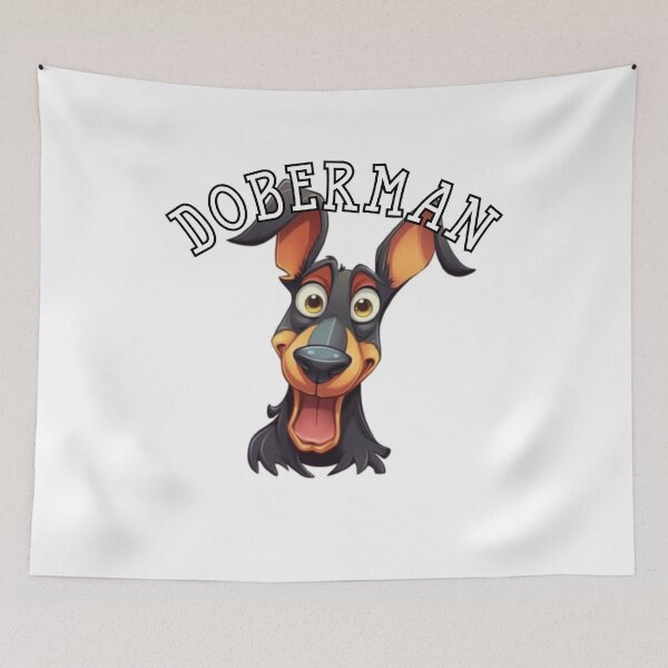 Item preview, natural ear Doberman designed and sold by Tee Studio.