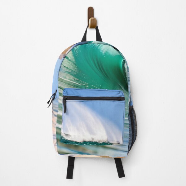 Item preview, Surfing wave breaking on beach. designed and sold by JackFreestone.