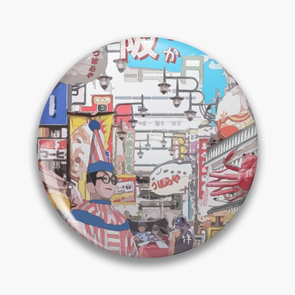 Artikelvorschau, Dotonbori Circus Osaka Japan Reisekunst entworfen und verkauft von AnnaYenardi.