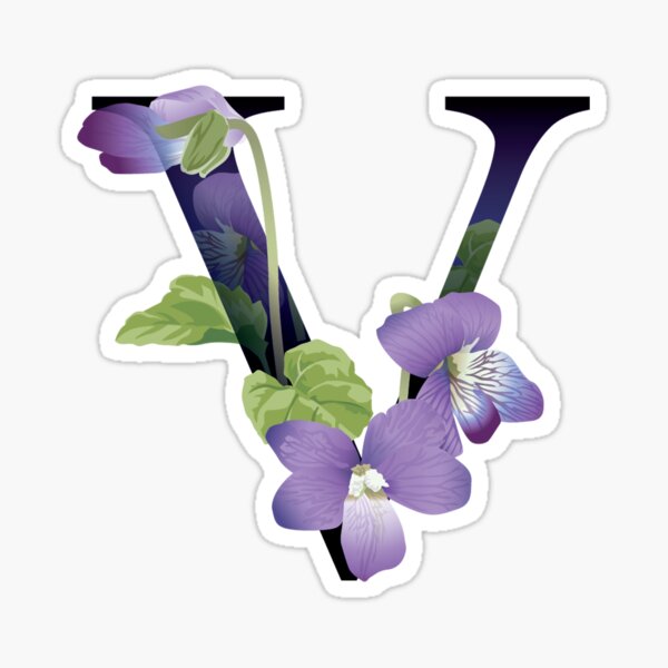 Letter V Sticker