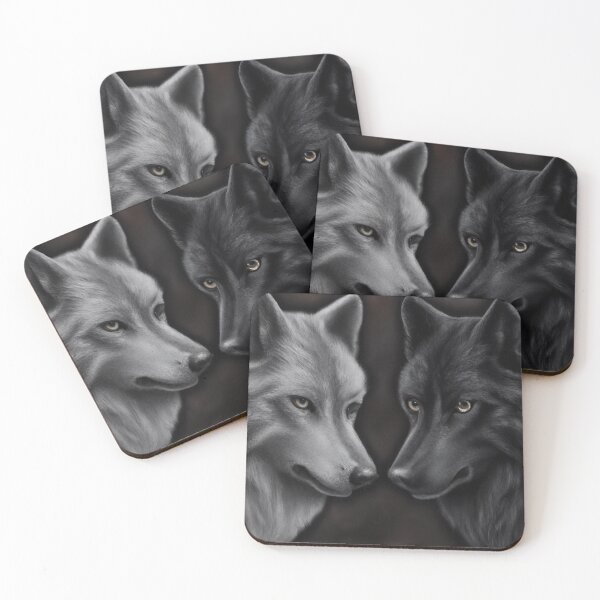 Item preview, Black and White Wolves designed and sold by AtlantisApparel.