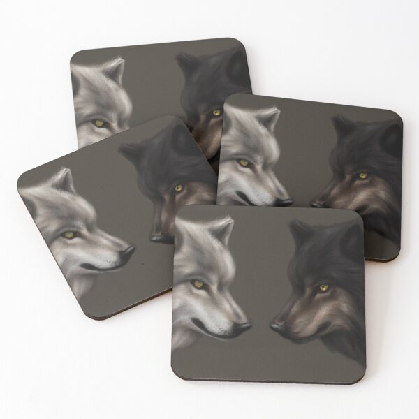 Item preview, Black and White Wolves - version 2 designed and sold by AtlantisApparel.