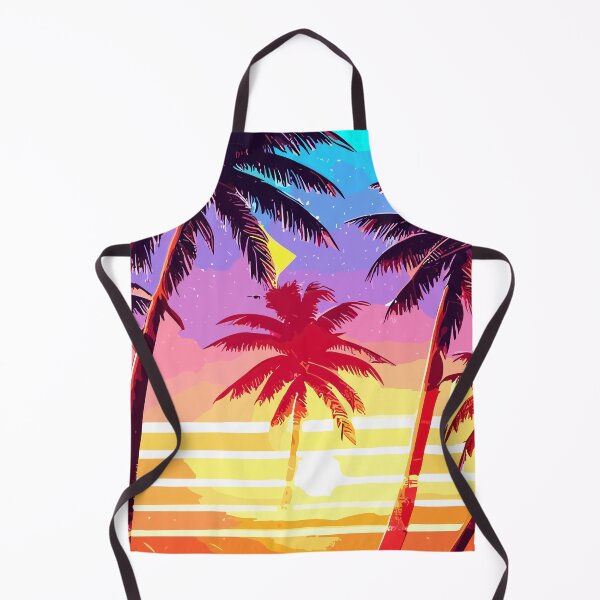 Item preview, vaporwave palm beach triangle logo designed and sold by TomFrontierArt.
