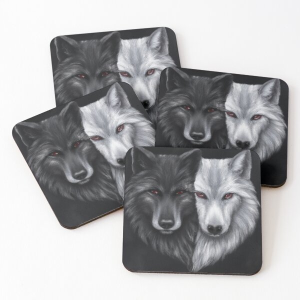 Item preview, Black and White Wolves - version 3 designed and sold by AtlantisApparel.