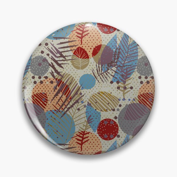 Item preview, Leaves geometric mix designed and sold by Alessandro Remo Mazzoni Remotextiles.