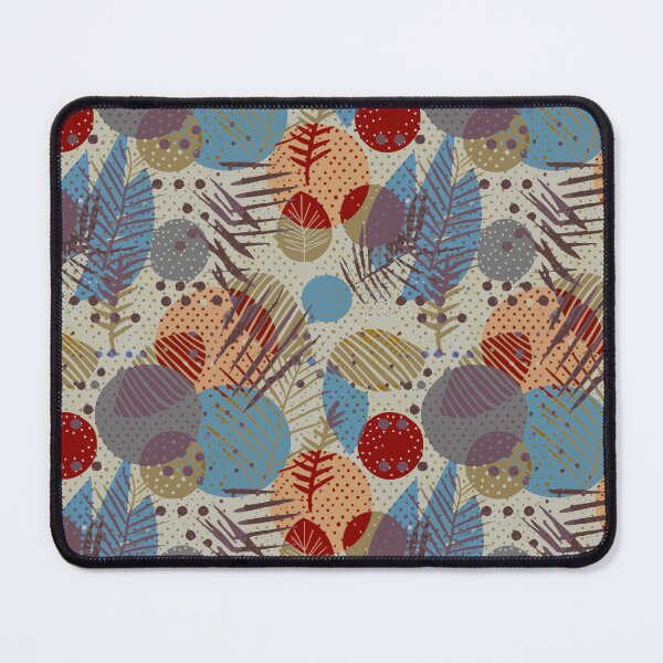 Item preview, Leaves geometric mix designed and sold by Alessandro Remo Mazzoni Remotextiles.