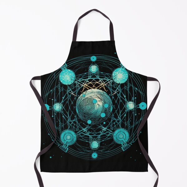 Item preview, Blue abstract connected T-Shirt designed and sold by Beyond The Veil.