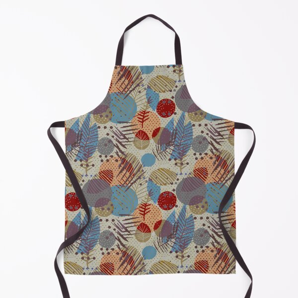 Item preview, Leaves geometric mix designed and sold by Alessandro Remo Mazzoni Remotextiles.