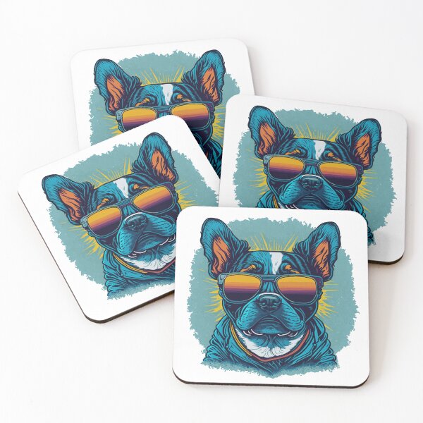 Item preview, Cool bulldog wearing glasses designed and sold by therustyart.