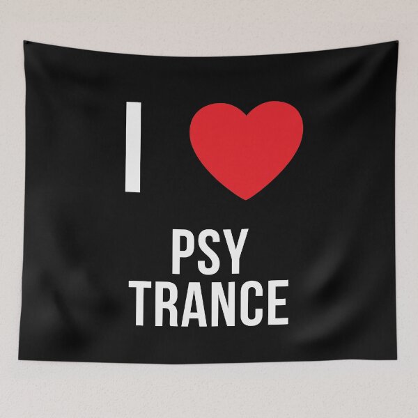 Artikelvorschau, Ich ♥️ Psy Trance entworfen und verkauft von TheILoveShop ❤️.