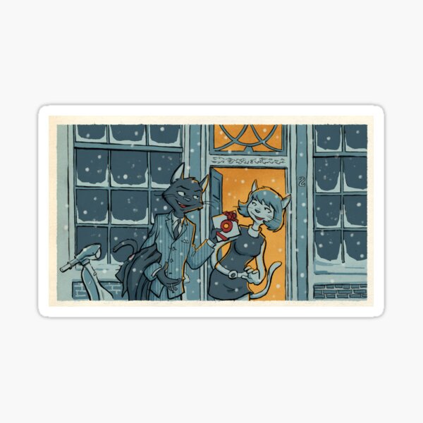 Item preview, Christmas cats designed and sold by Tobi Dahmen.