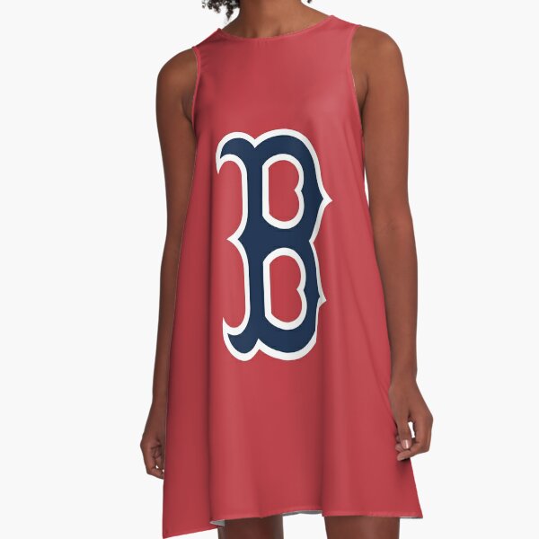 Women's Boston Baseball Fan Dress - White