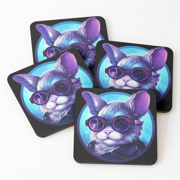 Item preview, Cat in cool glasses designed and sold by Selfion.