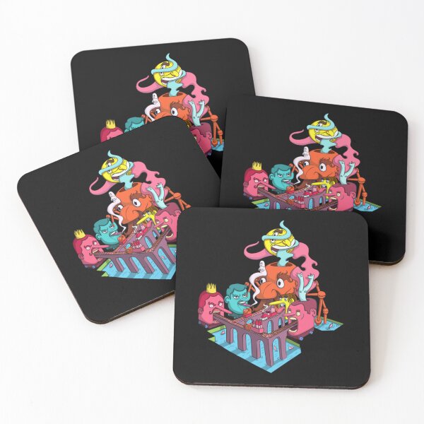 Item preview, The mouths and spirits coaster  designed and sold by GersoHarris.
