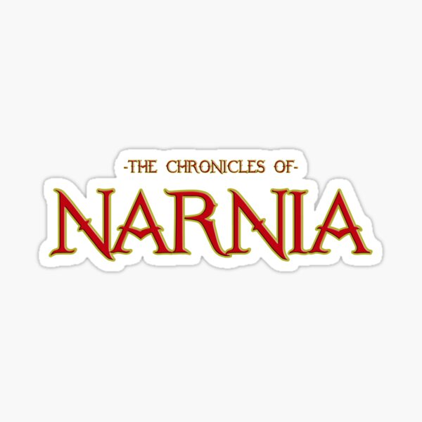 Les chroniques du logo Narnia blanc Sticker