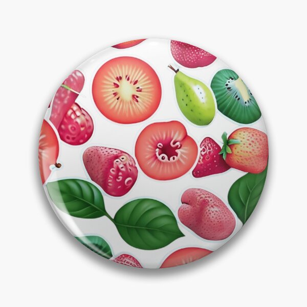 Item preview,  Fruits colorful pattren Strawberries Avocados designed and sold by Artsy Aura ⭐⭐⭐⭐⭐  .