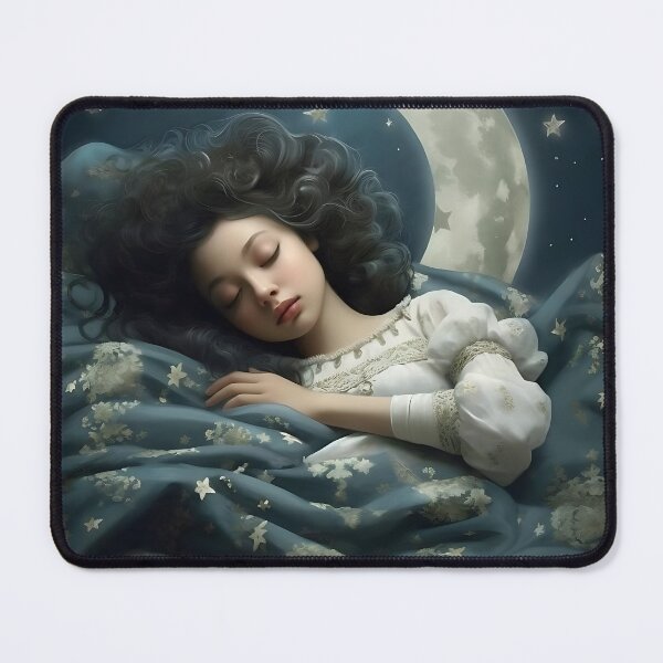 Item preview, Picture "Slumbering Angel" in the style of an oil painting designed and sold by Pflugart.