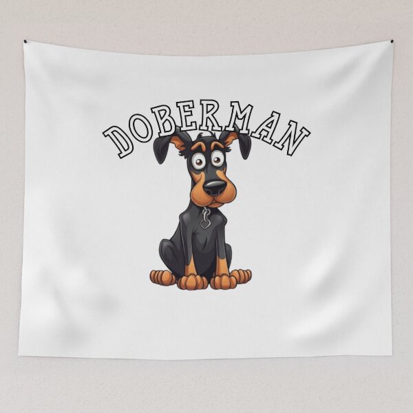 Item preview, natural ear Doberman designed and sold by Tee Studio.
