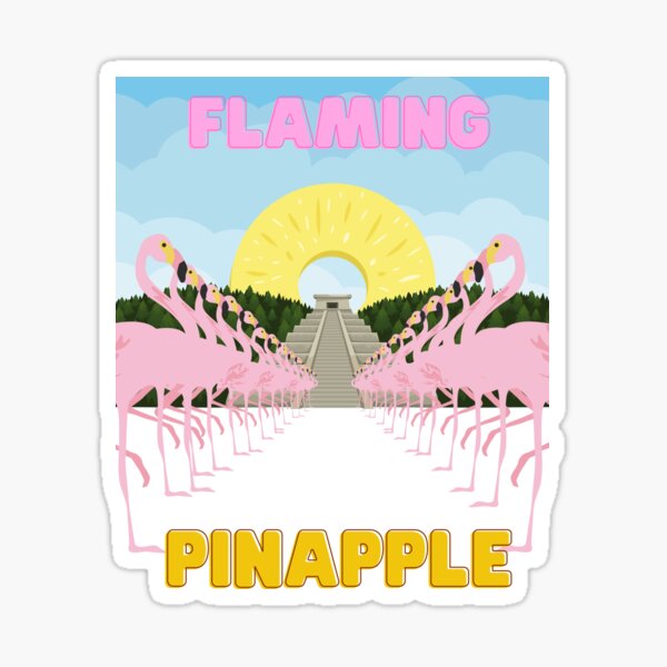 Pineapple and flamingos summertime themed Sublimation Socks 