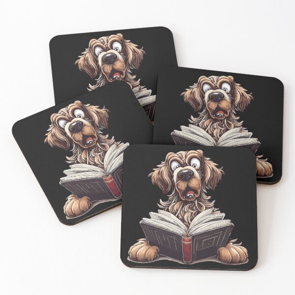 Item preview, Lagotto romagnolo reading book  designed and sold by TomFrontierArt.