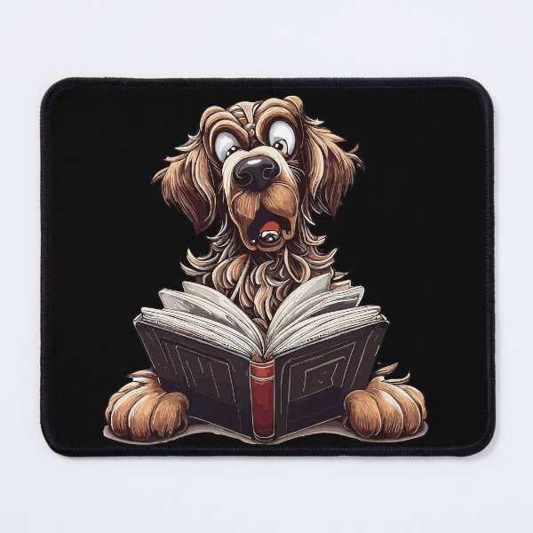 Item preview, Lagotto romagnolo reading book designed and sold by TomFrontierArt.