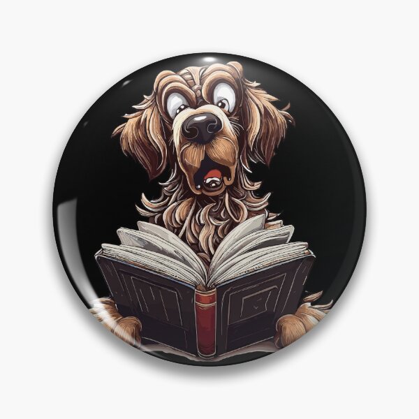 Item preview, Lagotto romagnolo reading book  designed and sold by TomFrontierArt.