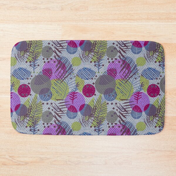 Item preview, Leaves geometric mix designed and sold by Alessandro Remo Mazzoni Remotextiles.