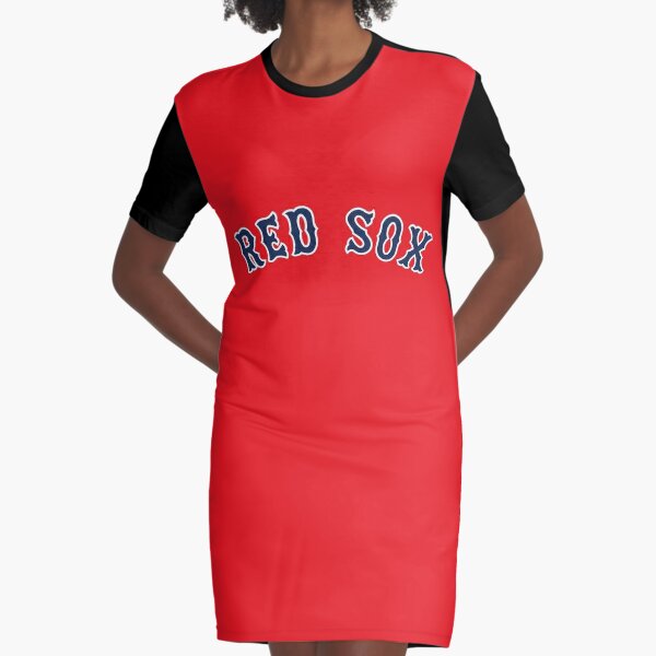 Women's Boston Baseball Fan Dress - White