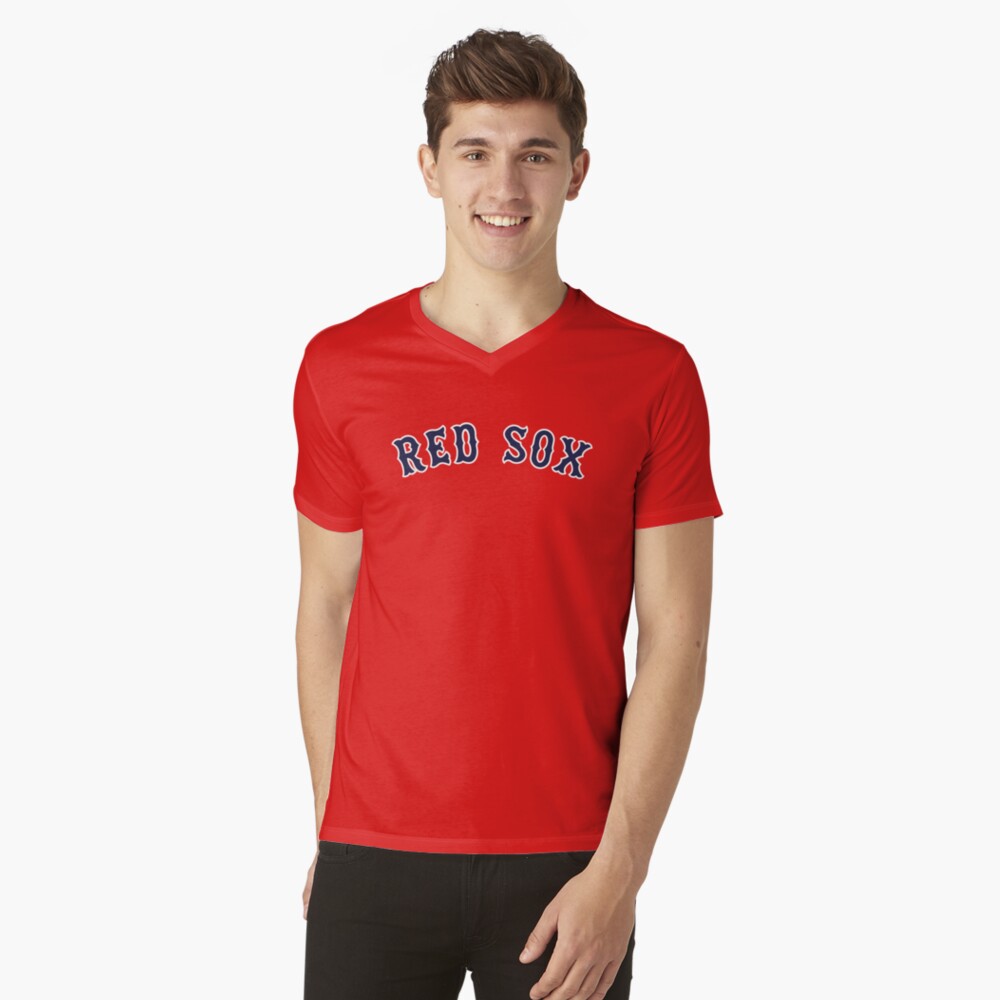 Brock Holt Boston Red Sox Majestic Logo Official Name & Number T-Shirt - Red