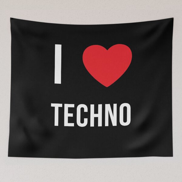 Item preview, I ♥️ Techno designed and sold by TheILoveShop ❤️.