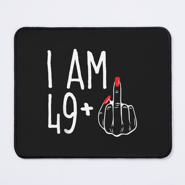 Item preview, I Am 49 Plus 1 Middle Finger Funny 50th Women's Birthday Tank Top designed and sold by eastondsjco.