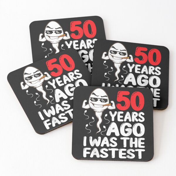 Item preview, Mens 50th Birthday Gag dress 50 Years Ago I Was The Fastest Funny designed and sold by eastondsjco.