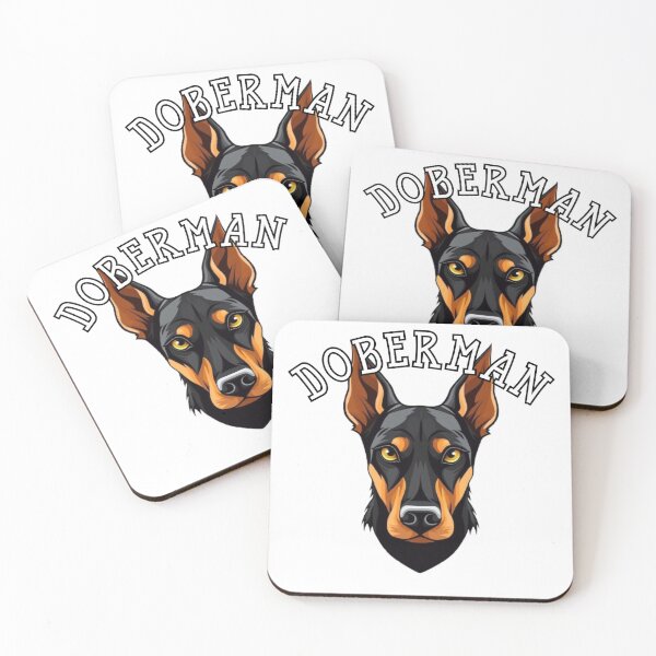 Item preview, natural ear Doberman designed and sold by Tee Studio.