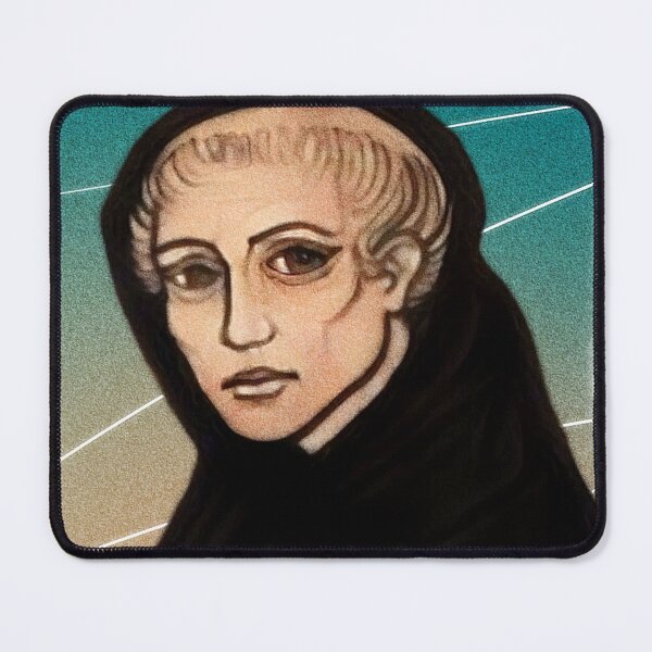 Item preview, English Philosopher William of Ockham - green - illustration designed and sold by Litstoy.