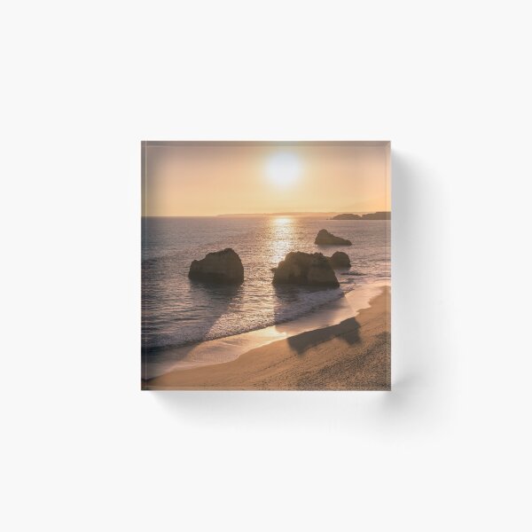 Item preview, Slow Sunset - Soft Pink Glow and Ocean Whispers  designed and sold by Georgia Mizuleva.