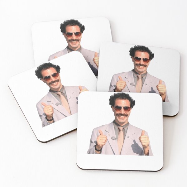 Item preview, Bórát Thumbs Up Sáchá Bárón Cóhén Funny Bórát Quóté Mén Bést Víntágé designed and sold by MareJoguetAr.