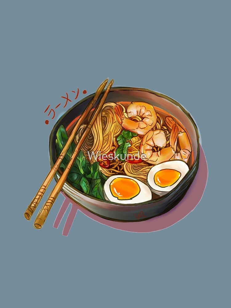 Japanses Ramen Noodles Bowl by Wieskunde