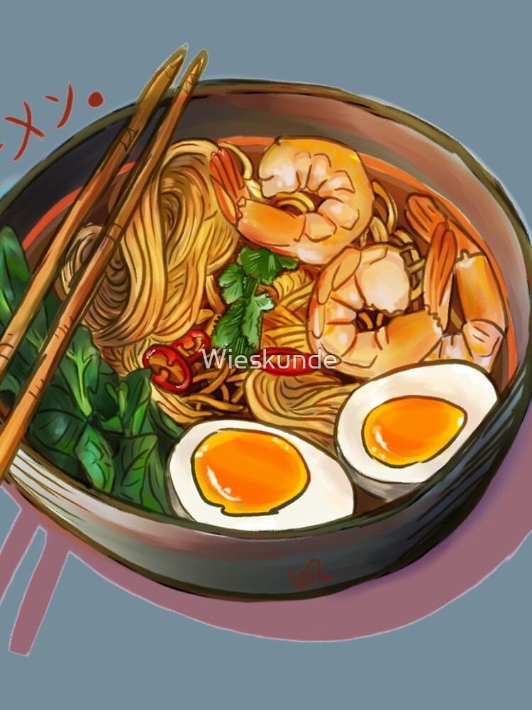 Japanses Ramen Noodles Bowl by Wieskunde