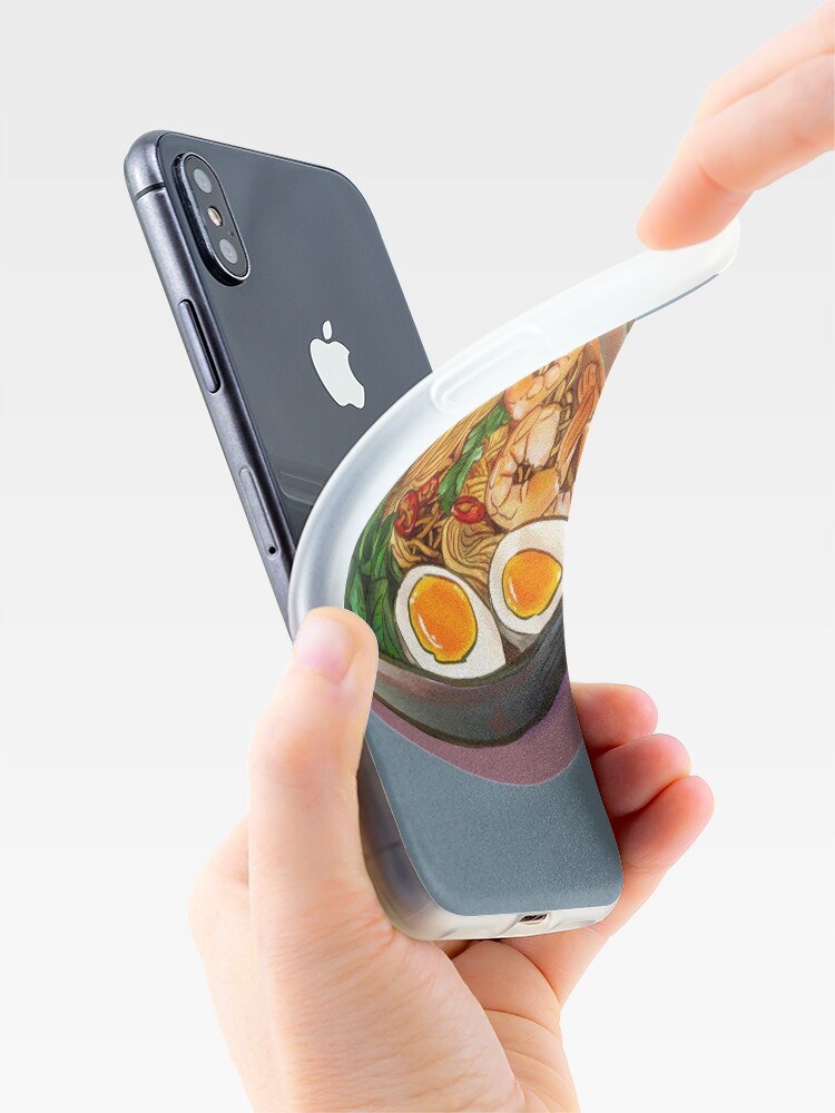Alternate view of Japanses Ramen Noodles Bowl iPhone Case & Cover