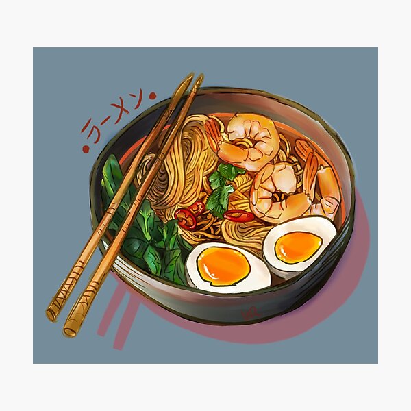 Japanses Ramen Noodles Bowl Photographic Print