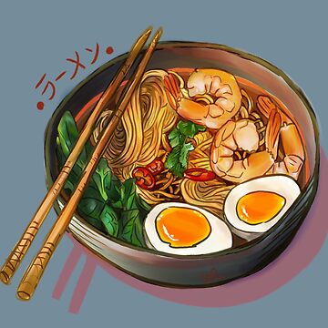 Aperçu de l'œuvre Bol de nouilles ramen japonais de Wieskunde